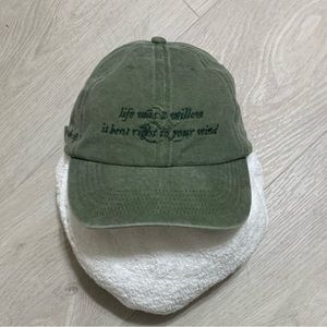 ‘Life was a Willow’ olive green baseball cap - Official Taylor Swift merch